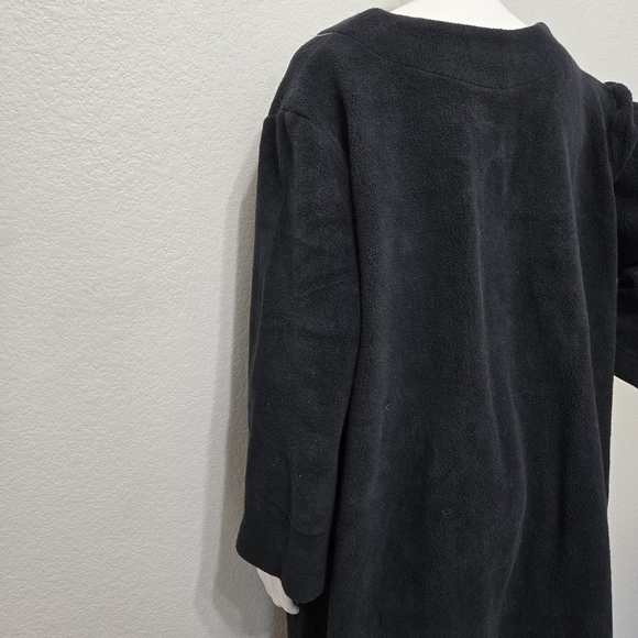 Blue Fish Black Button-Up Coat Size XL - Picture 2 of 14